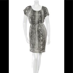 Stella McCartney Snake Print Silk Dress